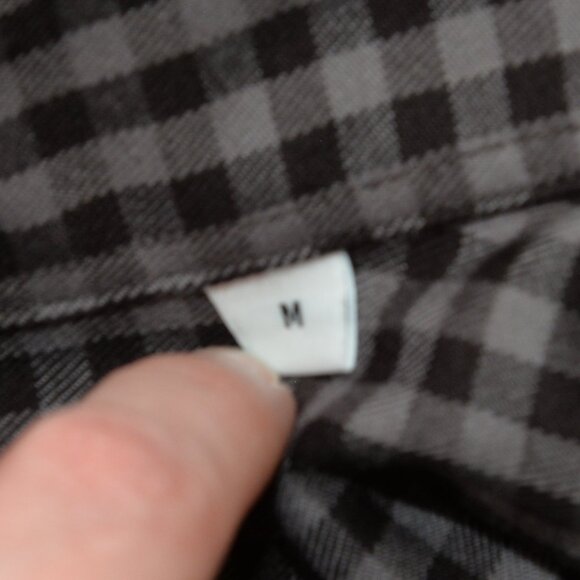NWT Uniqlo Men's Twill Oversized Shirt Brown Checked Sz M - Picture 5 of 10